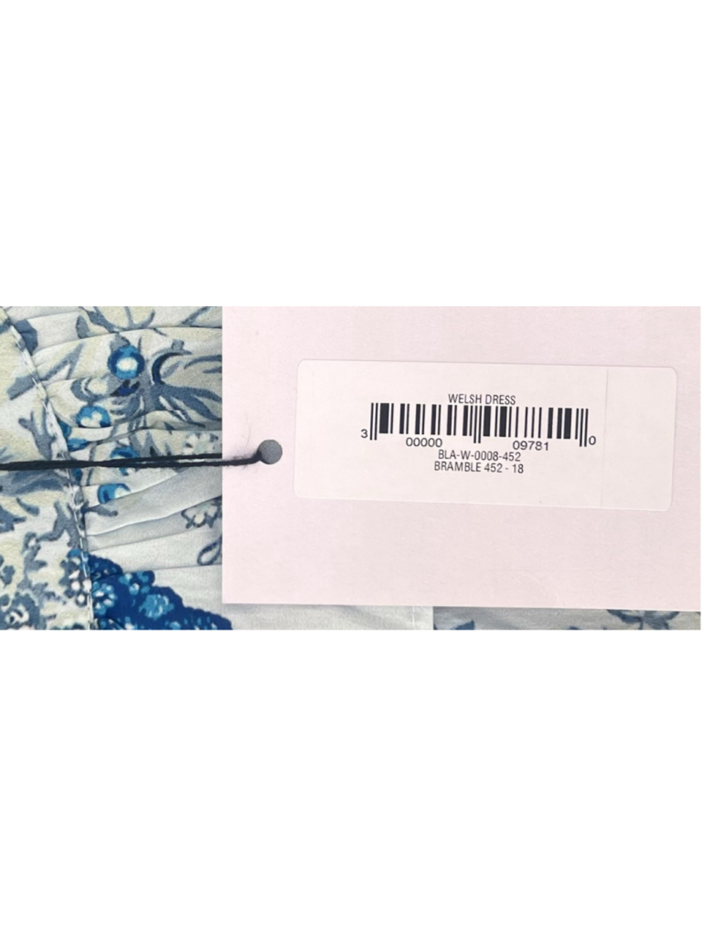 BATSHEVA X LAURA ASHLEY Welsh Tiered Floral Print Cotton Poplin Dress Size 18 - Picture 8 of 10